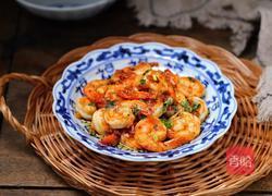 蒜蓉黑胡椒凤尾虾的做法图解8