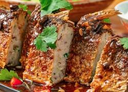 年年有鱼之煎酿鲮鱼