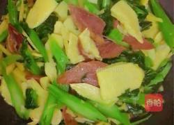 闽南芥菜炒冬笋的做法图解11