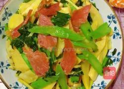 闽南芥菜炒冬笋的做法图解12