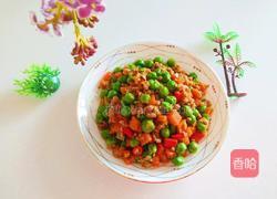 新文美食 肉末炒碗豆的做法图解10