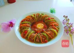 新文美食 花开富贵 清蒸青红萝卜的做法图解18