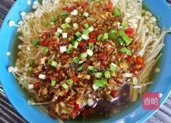 #河北菜#蒜蓉金针菇的做法图解14