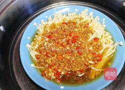 #河北菜#蒜蓉金针菇的做法图解13