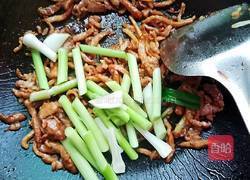 蒜苗肉丝的做法图解9