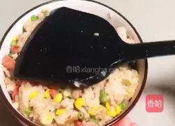 五彩炒饭的做法图解6