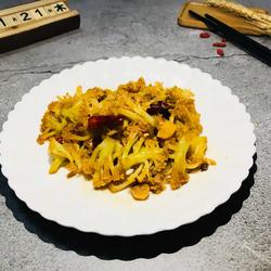 孜然菜花的做法[图]