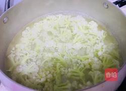 孜然菜花的做法图解4