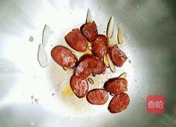 腊肠炒荷兰豆的做法图解5