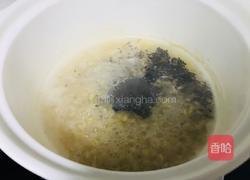 燕麦黑芝麻核桃粥的做法图解6