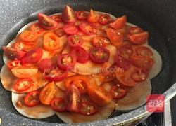 素食-素披萨 (饺子皮)的做法图解6