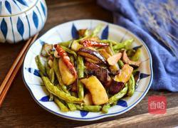 干煸豆角茄子的做法图解10