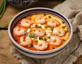 蝦仁豆腐水蒸蛋