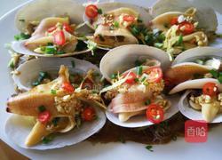  象拔蚌蒸粉丝的做法图解9