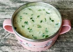鱼泥蔬菜粥 (宝宝辅食）