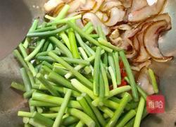 四川—蒜苔炒腊肉的做法图解8
