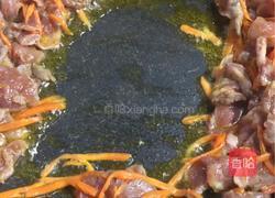 家常瘦肉炒面的做法图解5