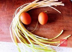  #陕西#韭黄炒蛋的做法图解1