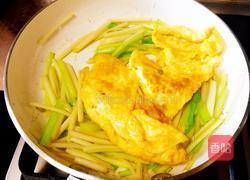  #陕西#韭黄炒蛋的做法图解7
