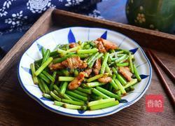 五花肉炒蒜苔的做法图解8