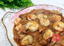 虾仁独面筋的做法图解17