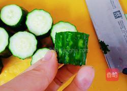 黄瓜酿肉的做法图解2