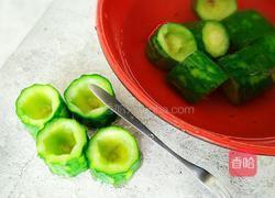 黄瓜酿肉的做法图解5
