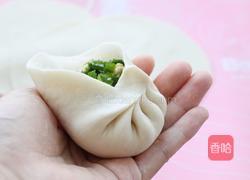 韭菜鸡蛋素包子的做法图解6