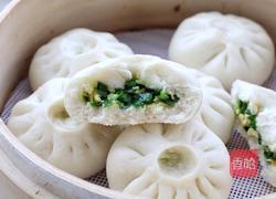 韭菜鸡蛋素包子的做法图解10