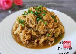 ＃东北＃酸菜炒肉的做法图解1