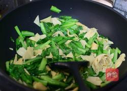 小白菜炒干豆腐的做法图解10