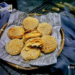 酥掉渣的芝麻糖烧饼的做法[图]