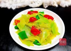 双椒炒笋片的做法图解9