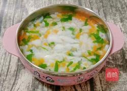 鸡肉米片汤 (宝宝辅食)的做法图解12