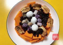 芋圆红豆蒸南瓜的做法图解3