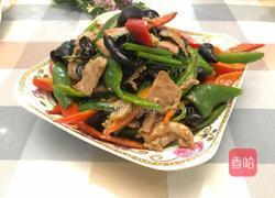 双椒木耳炒肉的做法图解8