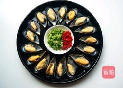 蛋黄烤海虹的做法图解3