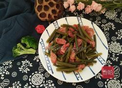 蒜苔炒腊肠的做法图解6
