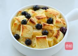 焗烤蓝莓吐司布丁的做法图解6
