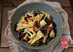 花菜炒木耳的做法图解8