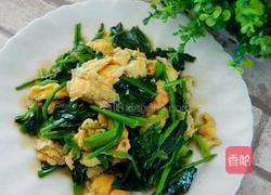 菠菜炒鸡蛋的做法图解6