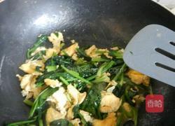 菠菜炒鸡蛋的做法图解5