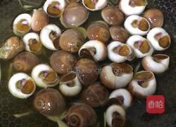 雪菜汁煮玉螺的做法图解8