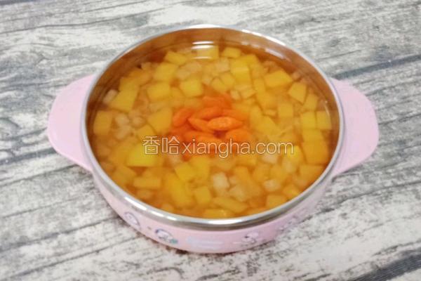木瓜银耳汤 (宝宝辅食）