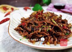 孜然炒鸡胗的做法图解16