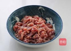 蒜苔肉丝炒面的做法图解2