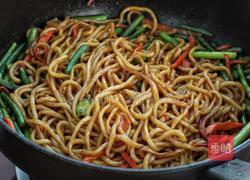 蒜苔肉丝炒面的做法图解8