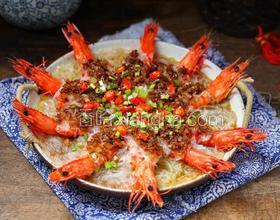 蒜蓉粉絲蒸大蝦