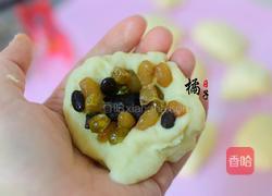 蜜豆花形面包的做法图解4