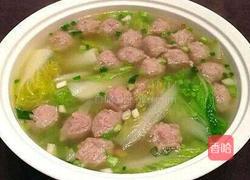 砂锅清串丸子炖菜的做法图解2